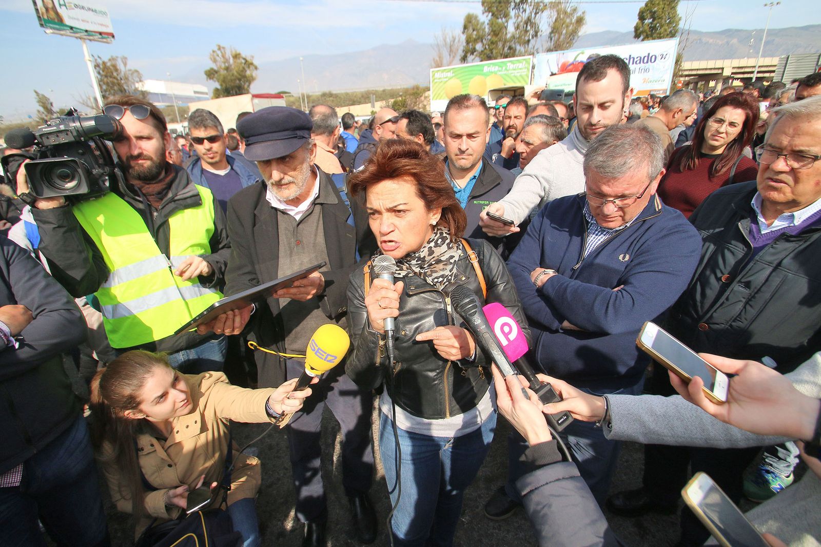 Las imágenes de la manifestación de agricultores
