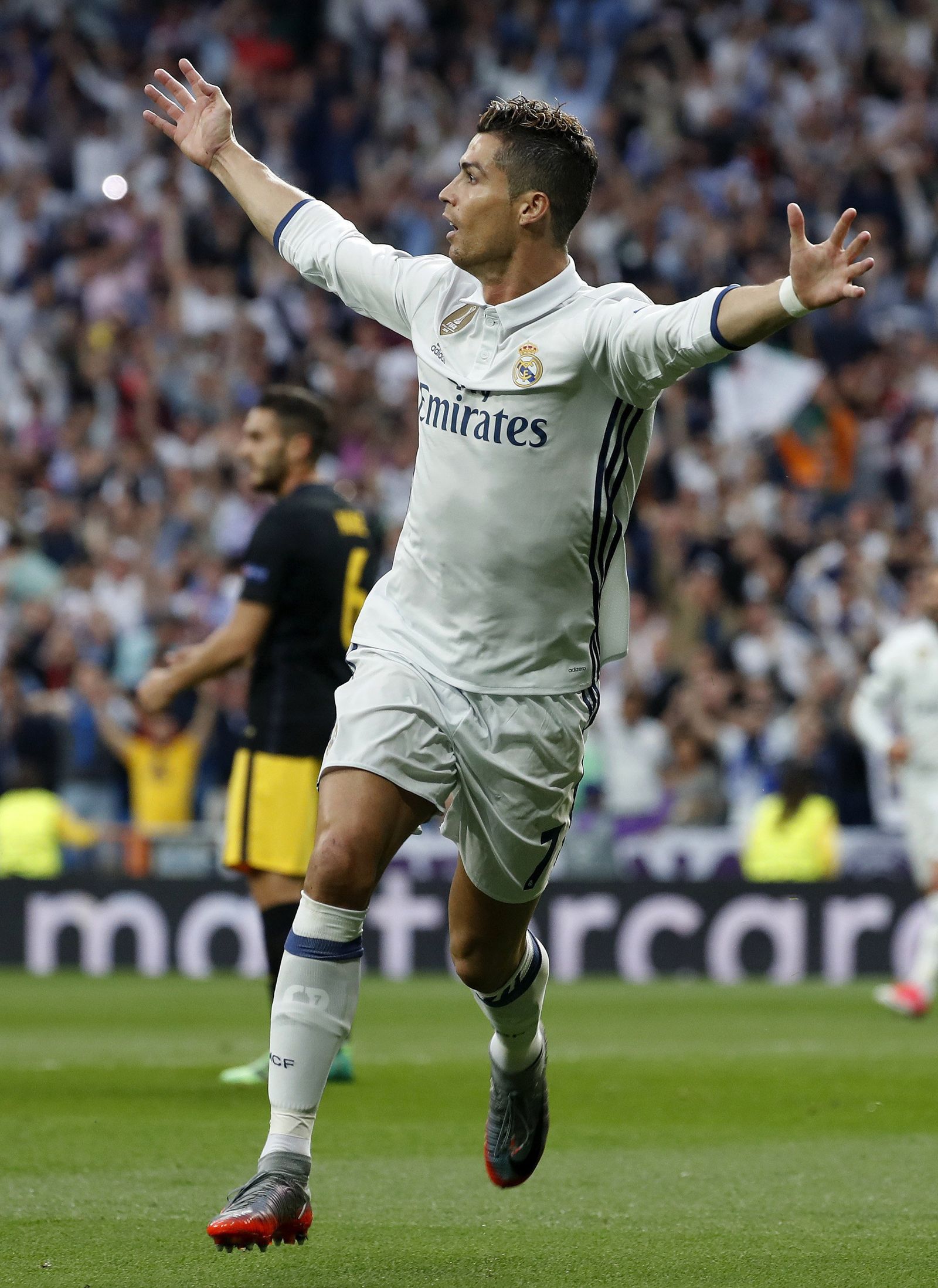 La ida de semifinales del Madrid-Atlético de 'Champions'