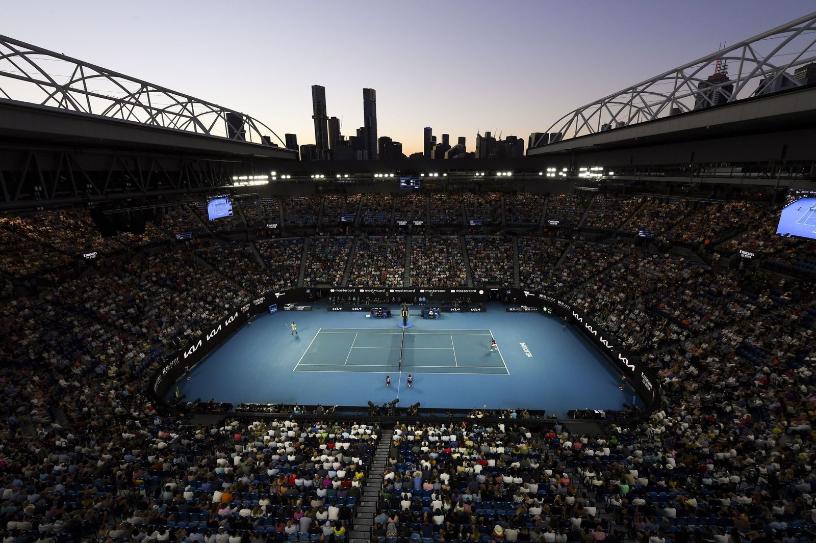 Las imágenes de la gran final entre Nadal y Medvedev (1)