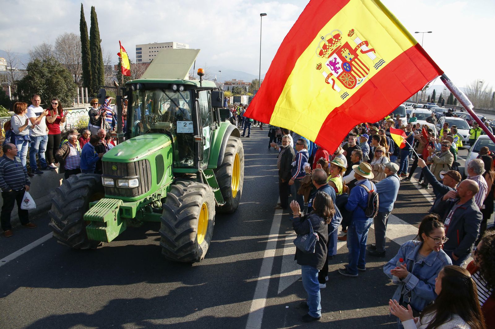 Curiosidades: las mejores fotos de la manifestación del campo en Granada