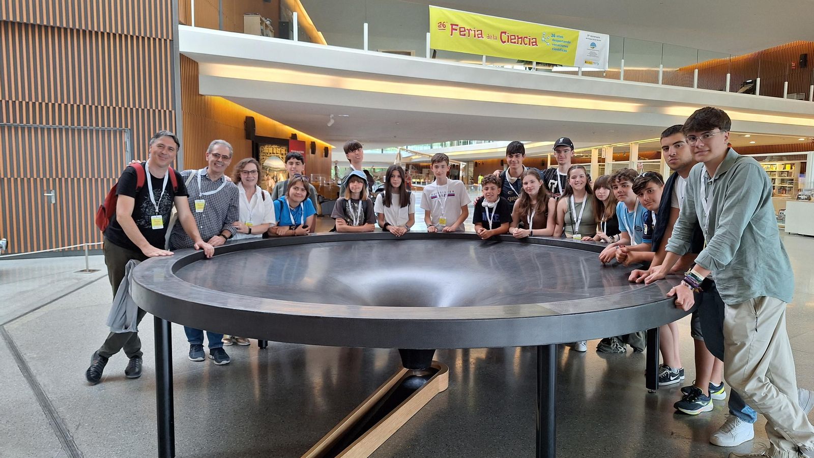 Una de las visitas del grupo al Parque de la Ciencia de Andalucía en Granada.