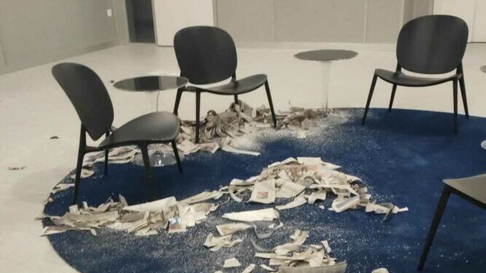 Zonas comunes de la Facultad de Arquitectura.