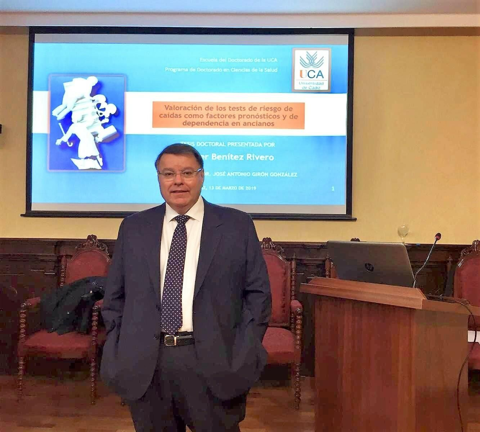 El médico Javier Benítez.