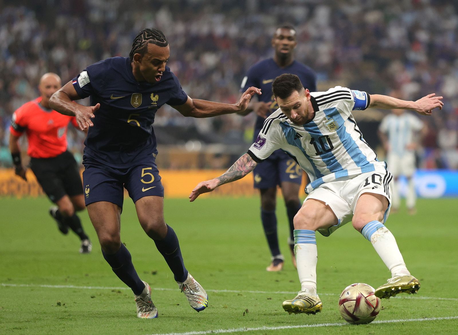 Las imágenes del Argentina-Francia