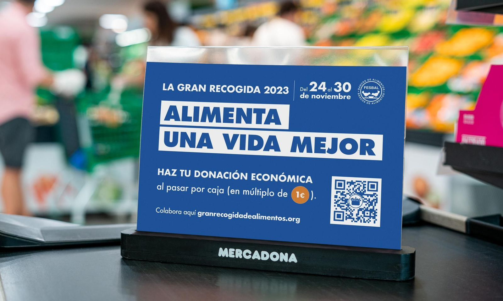 Mercadona colabora en la Gran Recogida 2023.
