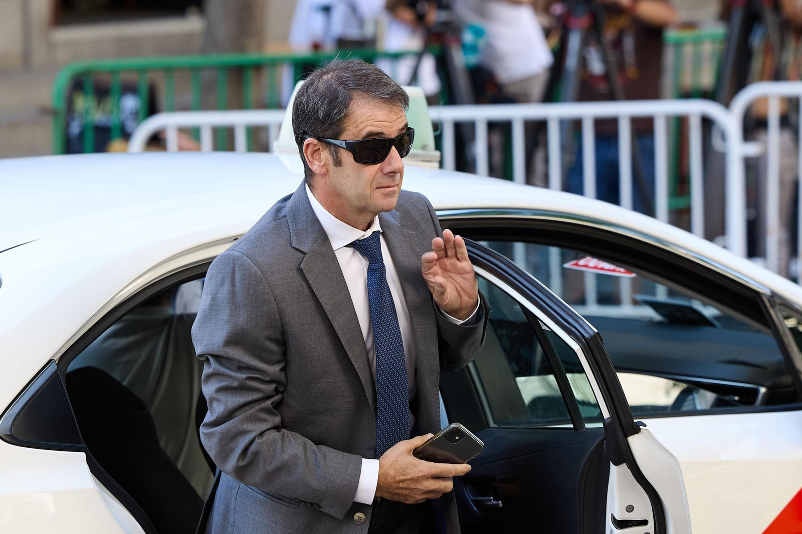 Fernando Merino a su llegada al Tribunal Supremo