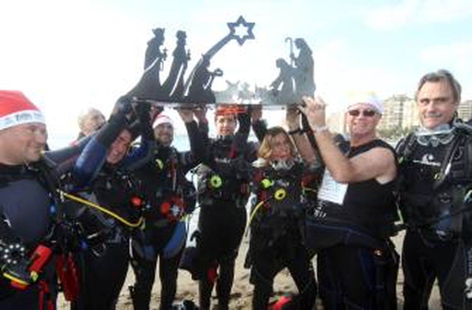 Un belén con más pulpos que ovejas