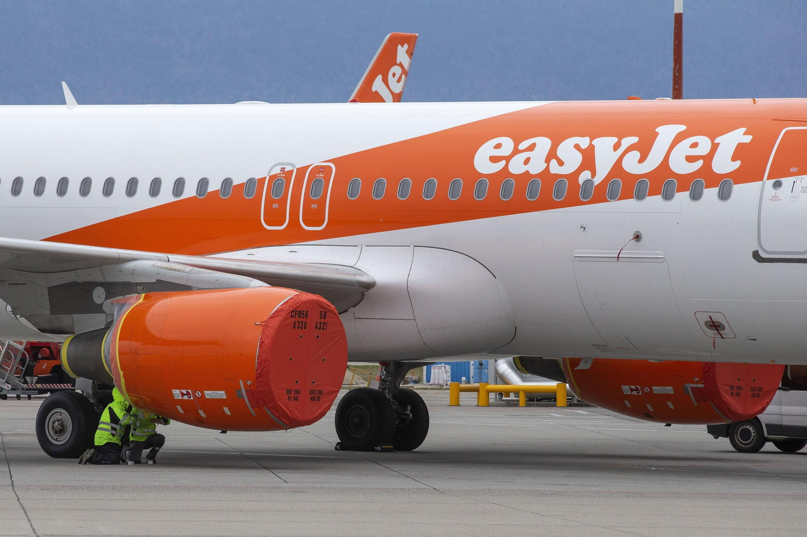 Un avión de la compañía Easyjet.