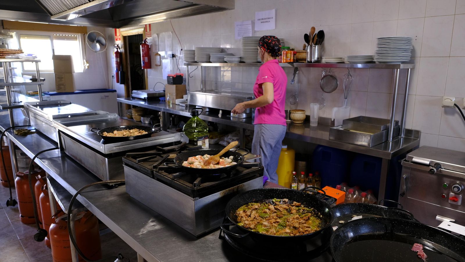 Cocina de El Parque en Cabo de Gata