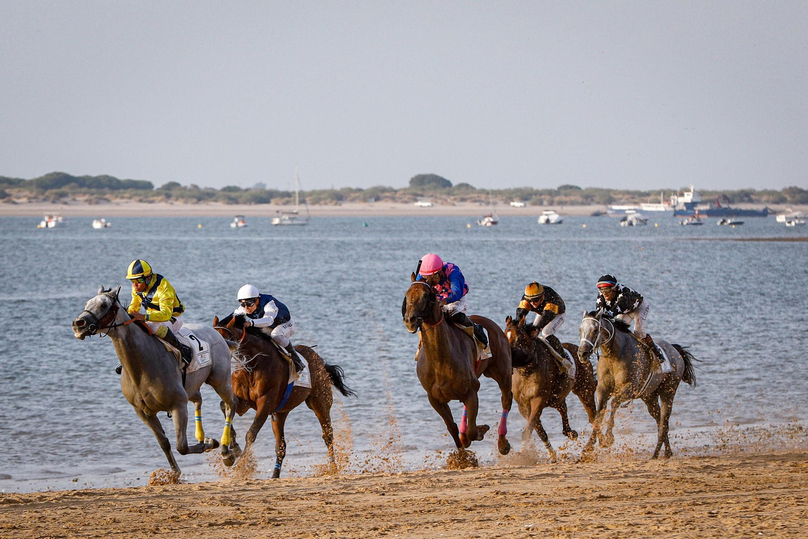 Imágenes de la segunda jornada del ciclo inicial de las Carreras de Caballos de Sanlúcar 2025