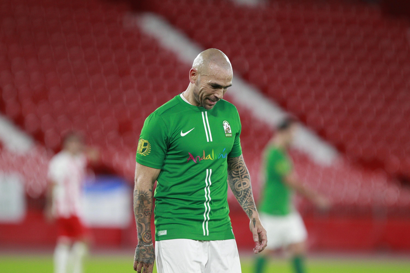 Imágenes del partido homenaje al 'eterno' capitán de la U.D. Almería, José Ortiz