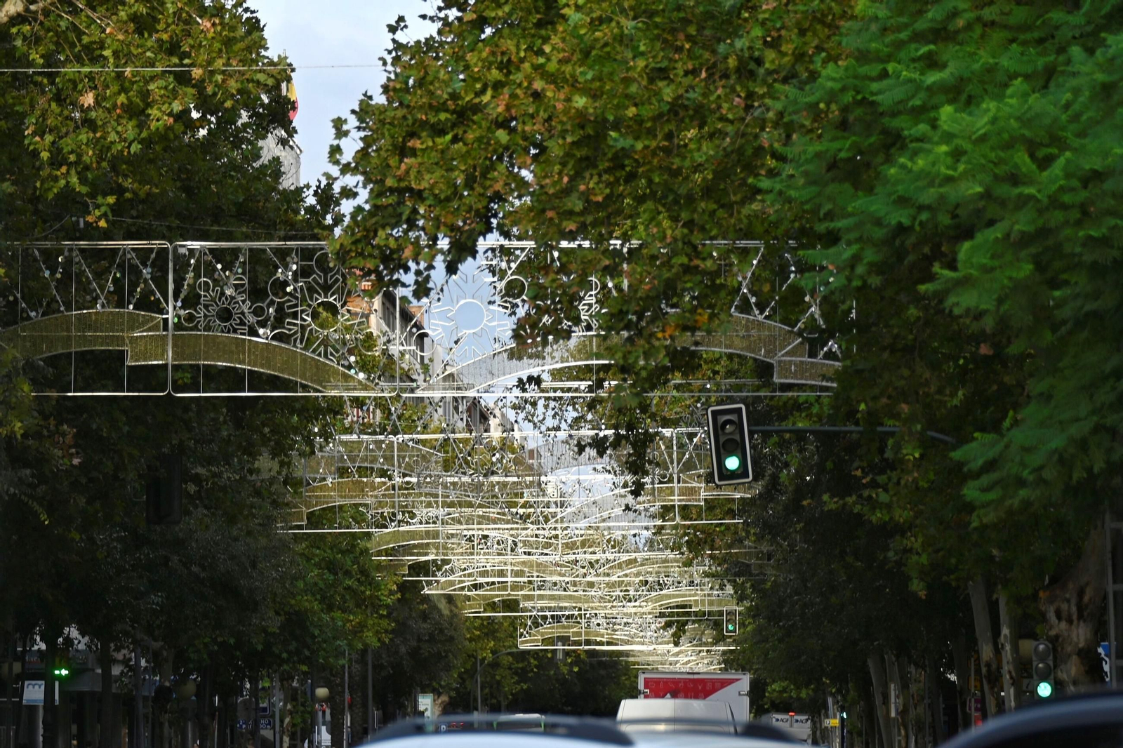Luces de Navidad en el centro de Córdoba