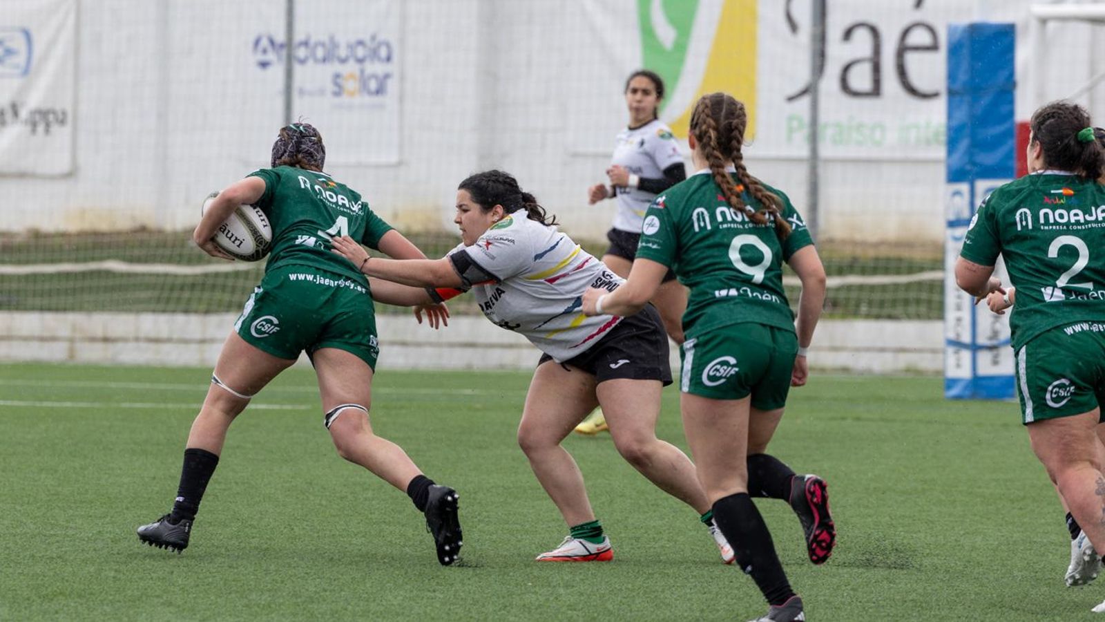 La alegría por el título de campeonas de Jaén Rugby femenino, en imágenes