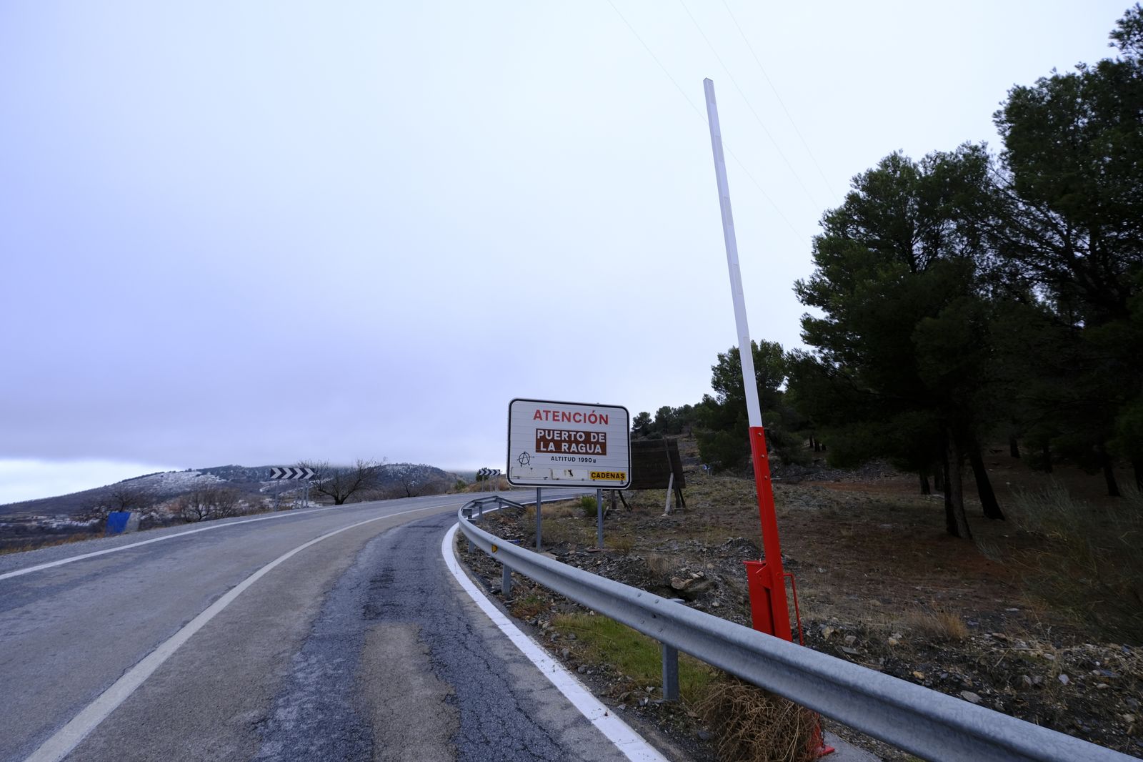 Fotogalería nevada en la Provincia de Almería