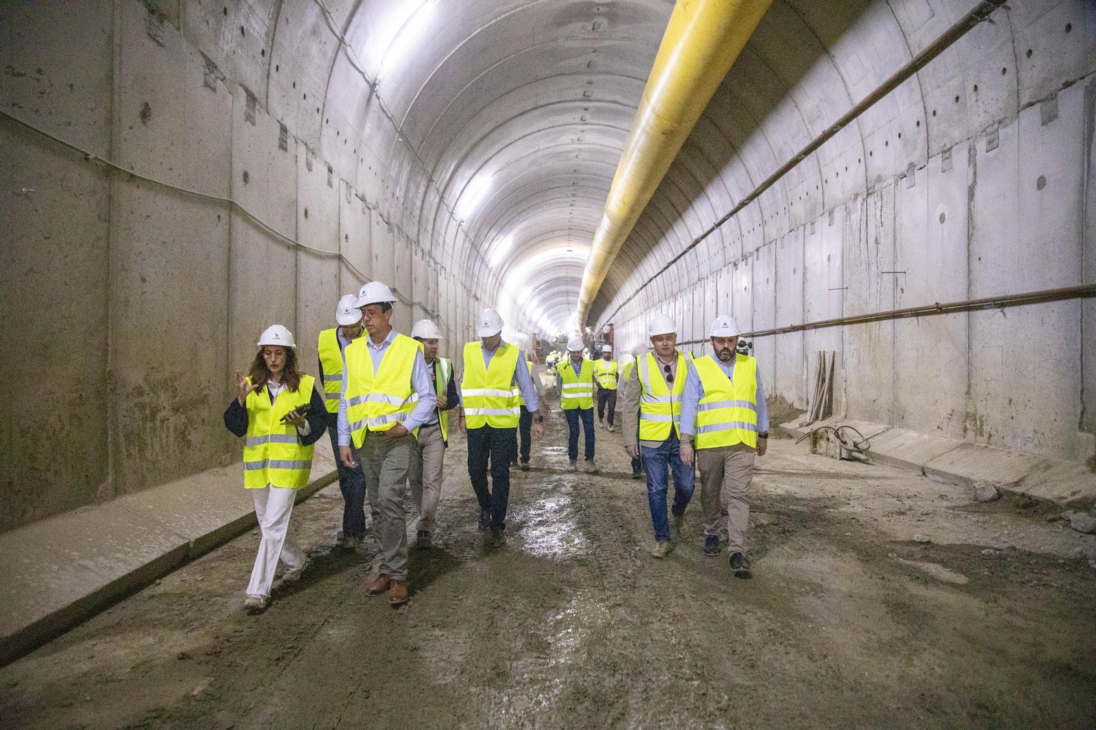 Así avanzan las obras del túnel de Viator del Ave