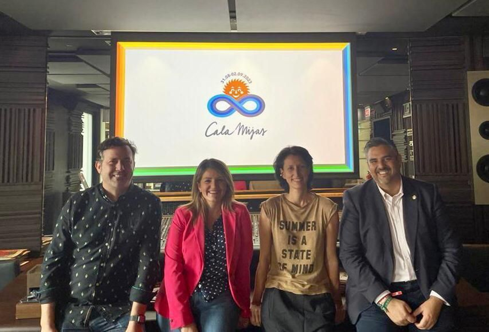 La presentación de la segunda edición del festival Cala Mijas.