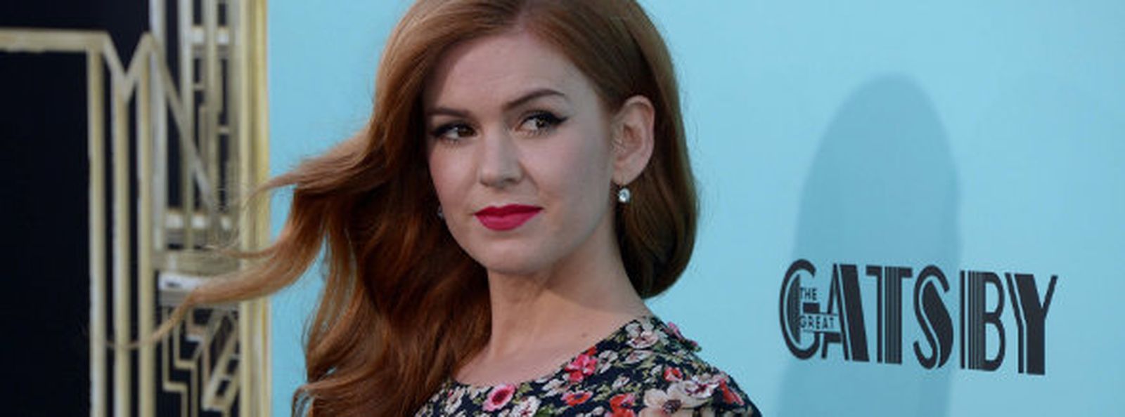 La actriz Isla Fisher con el peinado de moda.  EFE.