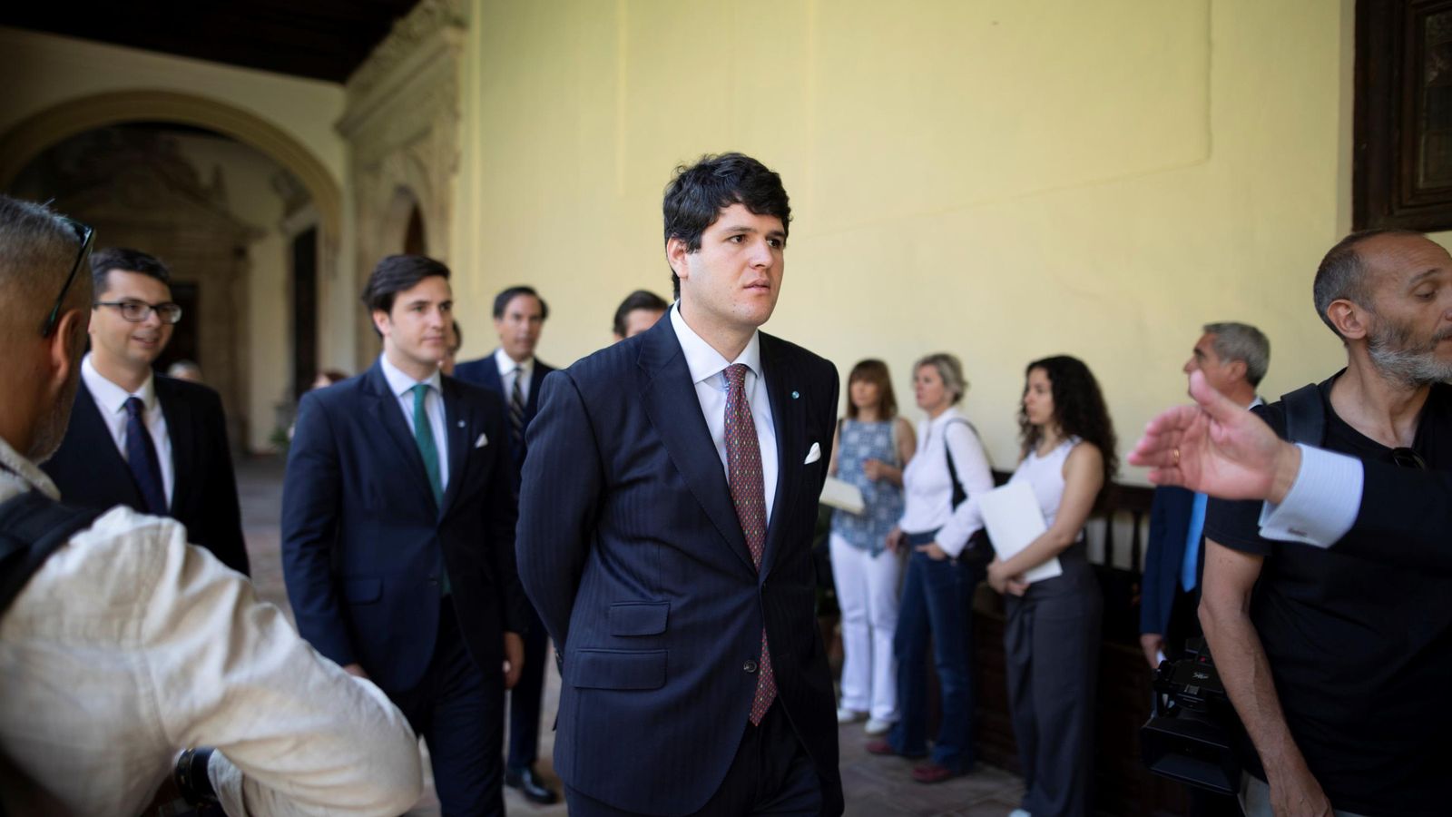 Las fotos de Felipe VI en el Real Monasterio de San Jerónimo de Granada en la reunión de las Reales Maestranzas de España