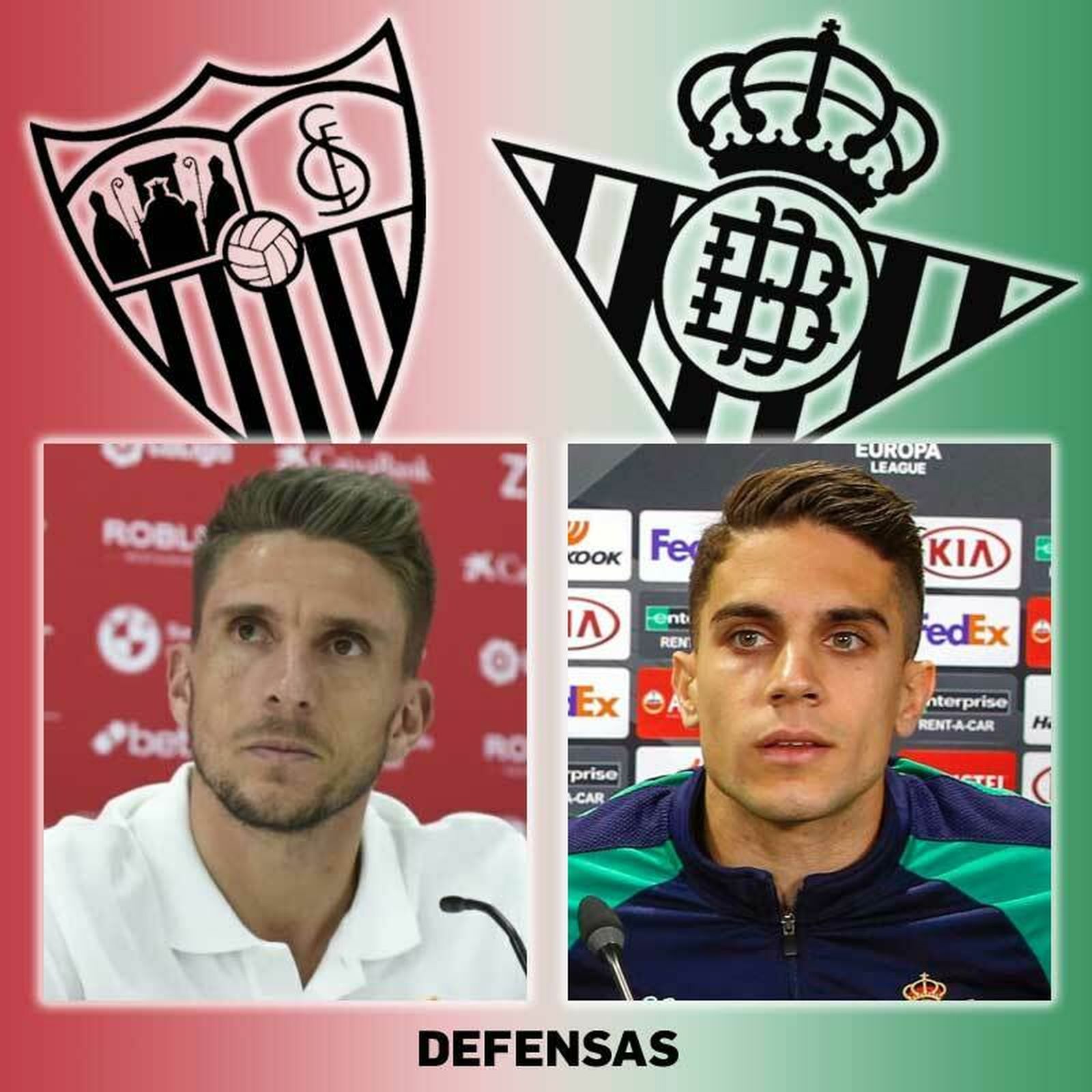 Daniel Carriço y Marc Bartra.