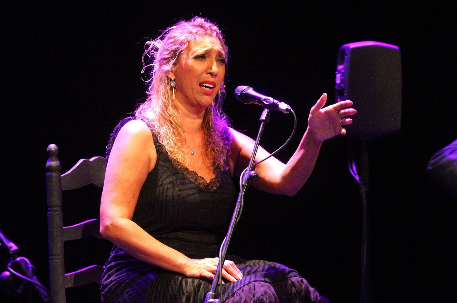 La cantaora Esperanza Fernández, una de las artistas invitadas a la cita.