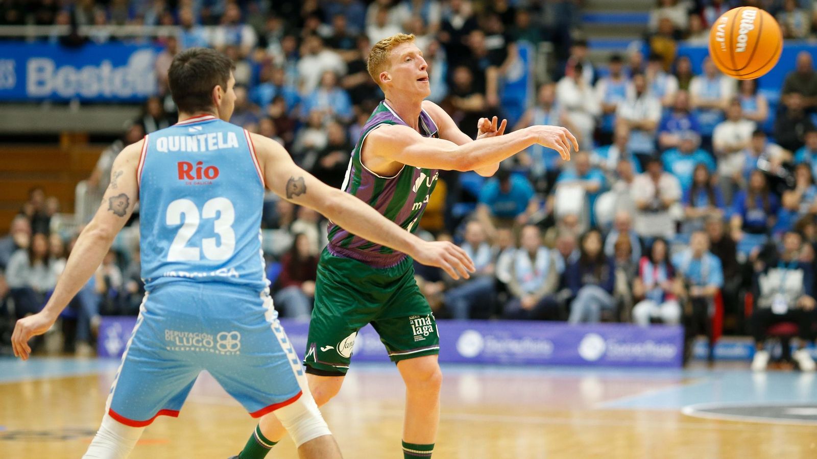 El Breogán Lugo-Unicaja Málaga, en fotos
