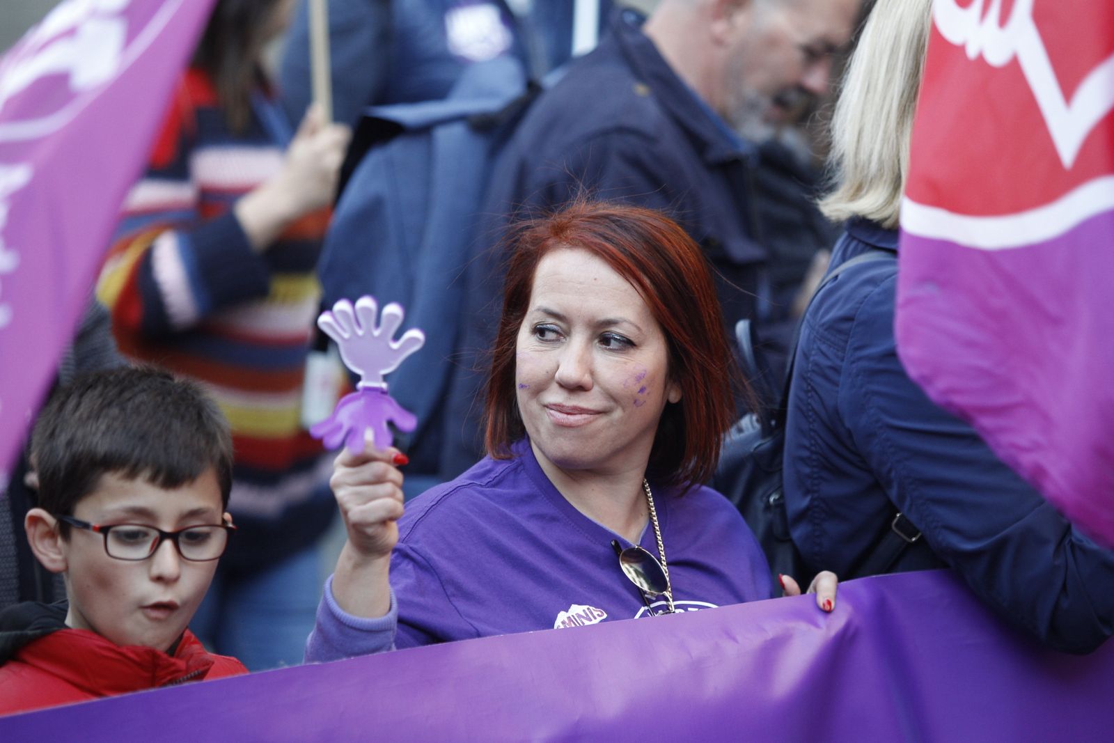 Fotogalería manifestación Día Internacional de la Mujer