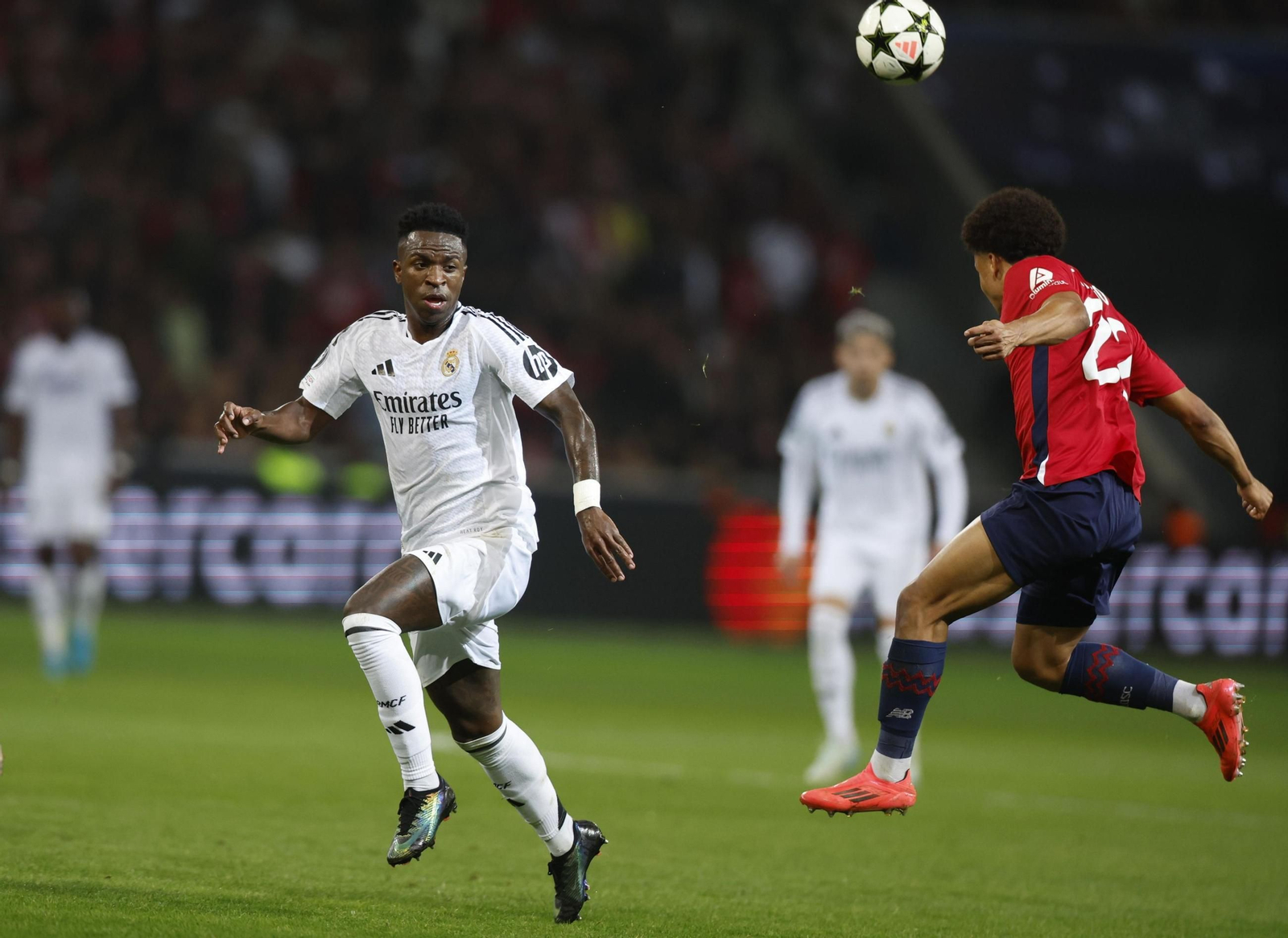El Lille-Real Madrid, en fotos