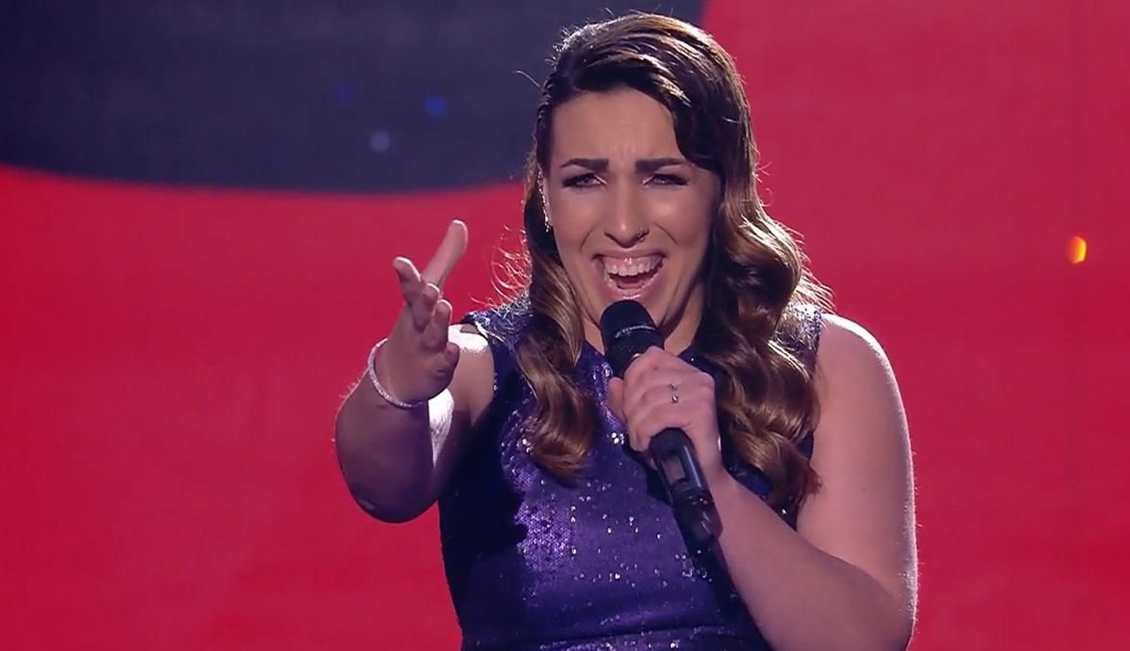 Nazaret, durante su actuación en la final de 'Got Talent'