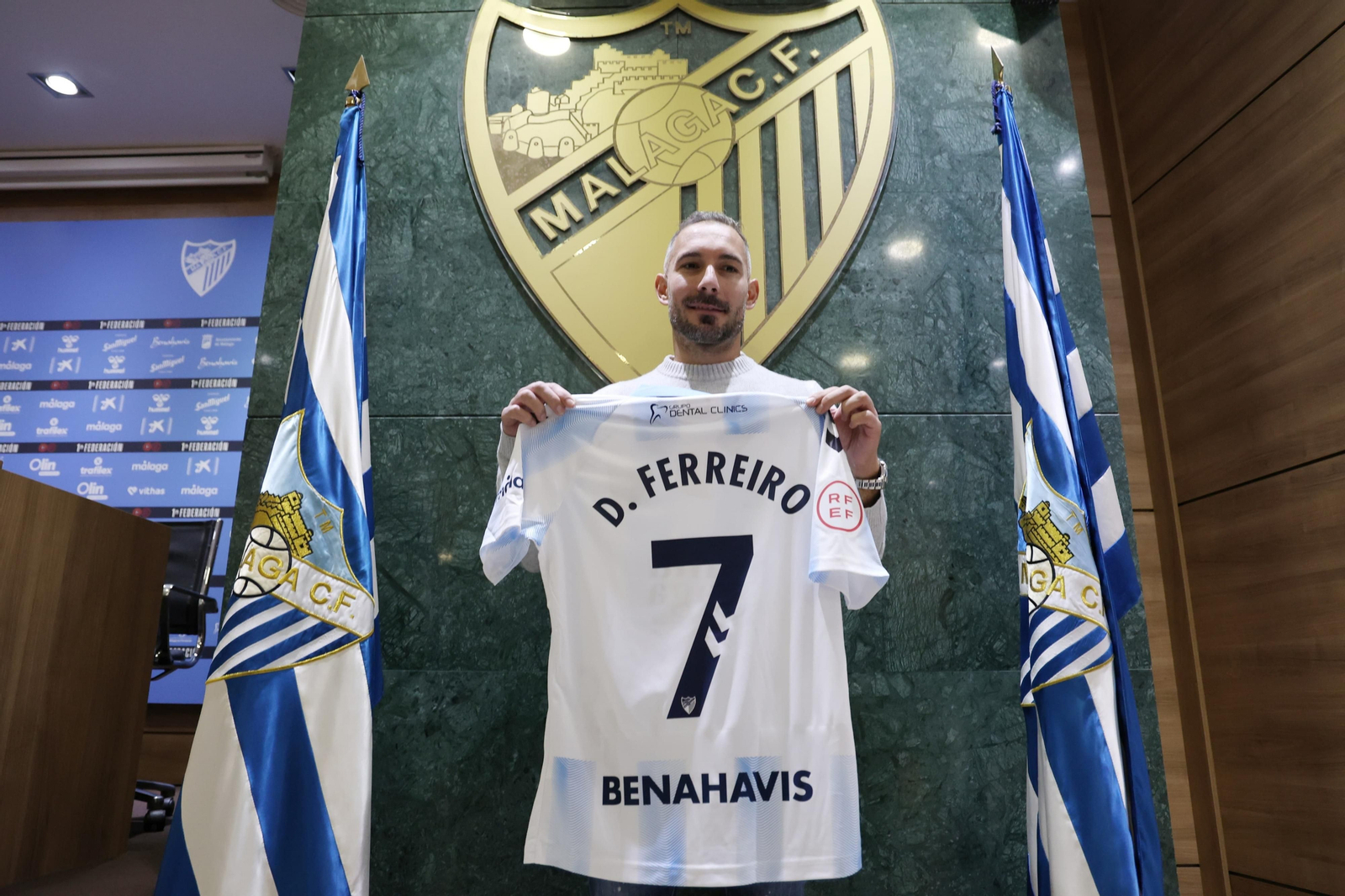 La presentación de David Ferreiro, en fotos