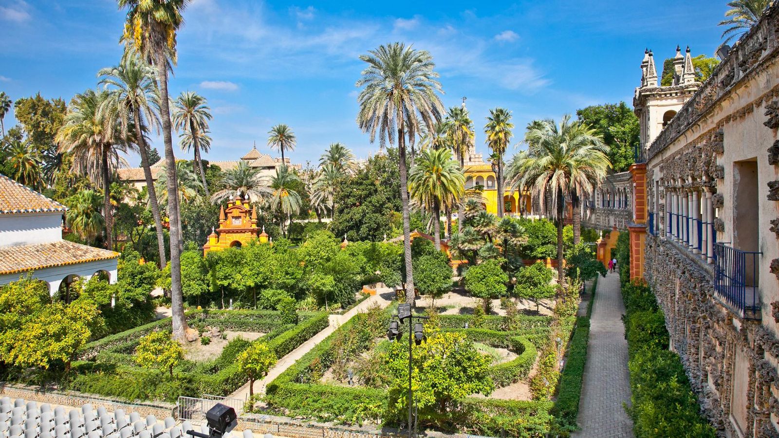 Jardines del Real Alcázar de Sevilla.