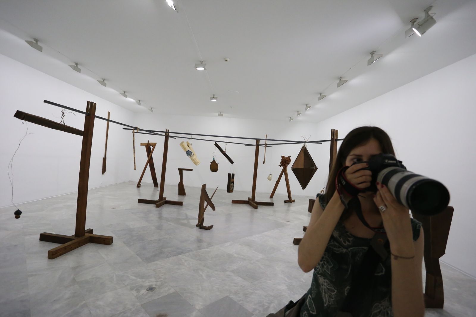 Exposición 'Riflepistolacañón' del artista jienense Jacobo Castellano en el CAAC de Sevilla