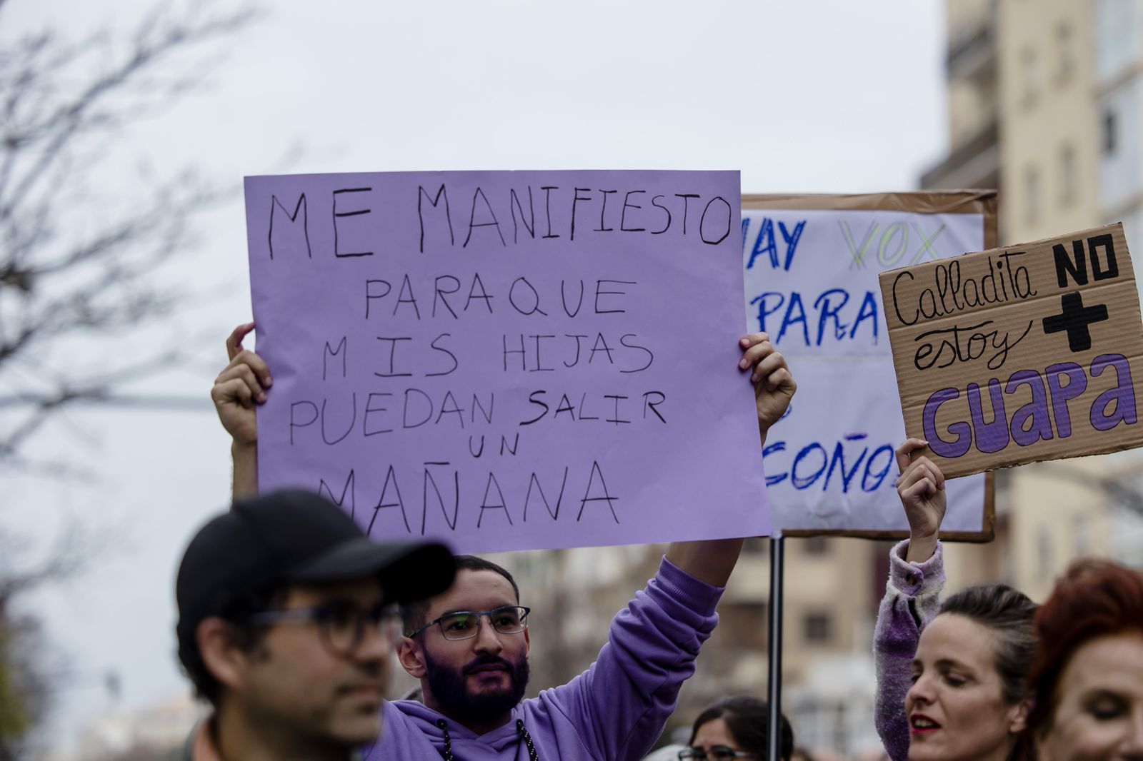 Las imágenes de la manifestación del 8M en Cádiz.