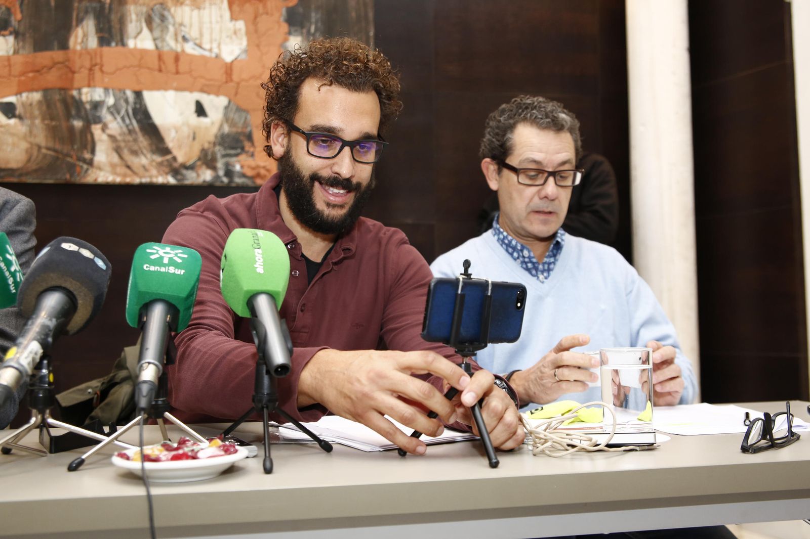 Jesús Candel durante la rueda de prensa celebrada esta mañana