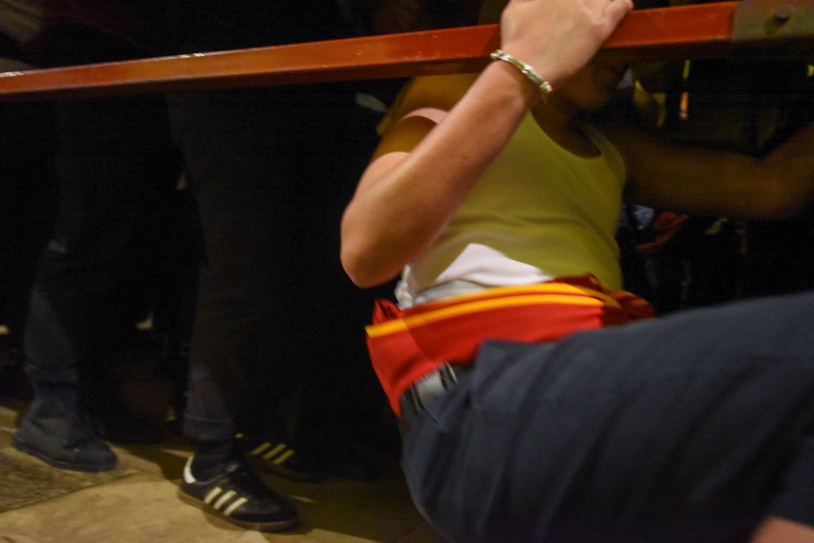 El Vía Crucis de las Cofradía con el Señor de la Sangre, en imágenes