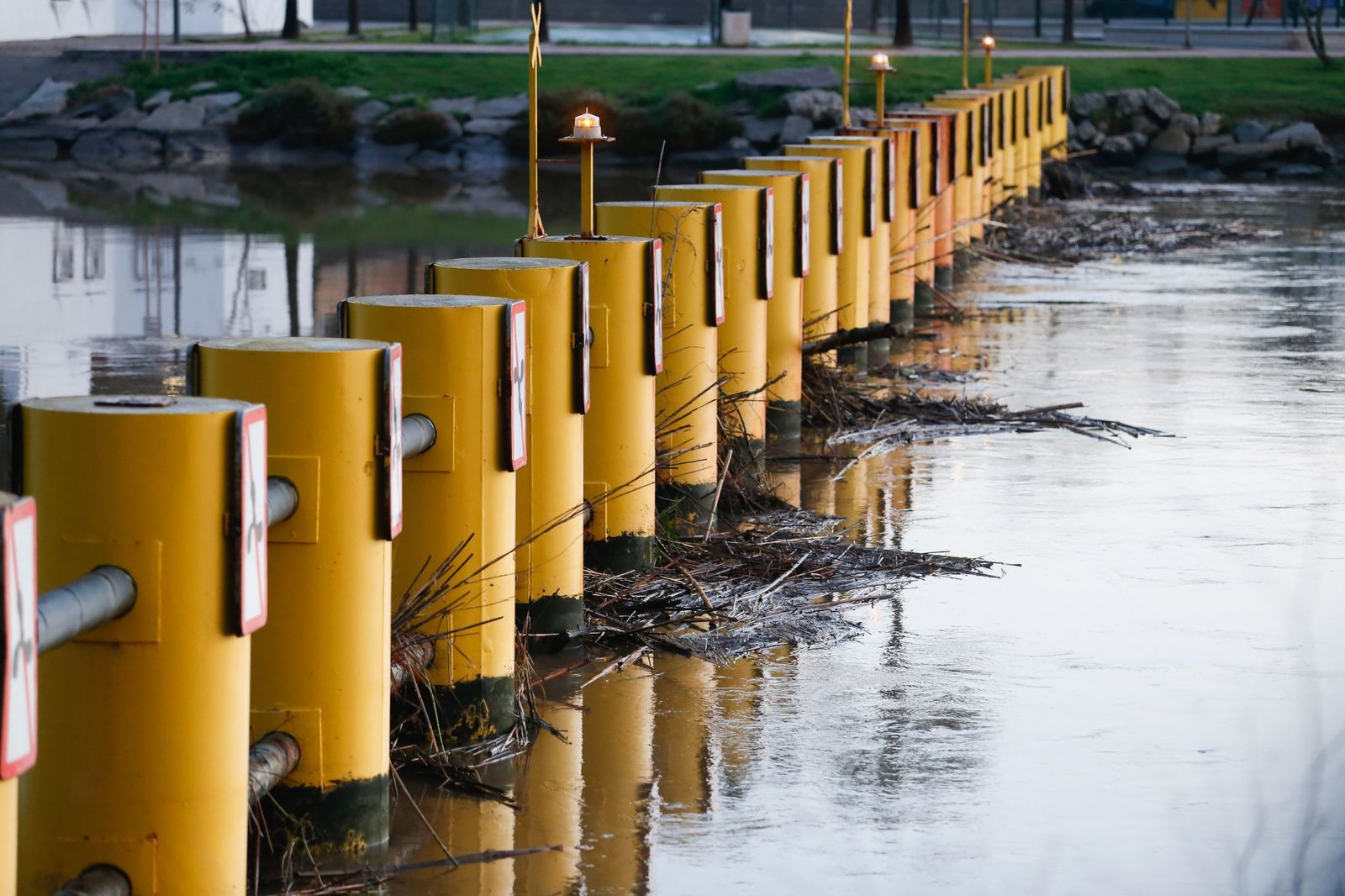Las fotografías de Guadarcote, el río Guadarranque y la Estación de San Roque tras el paso de la borrasca Francis