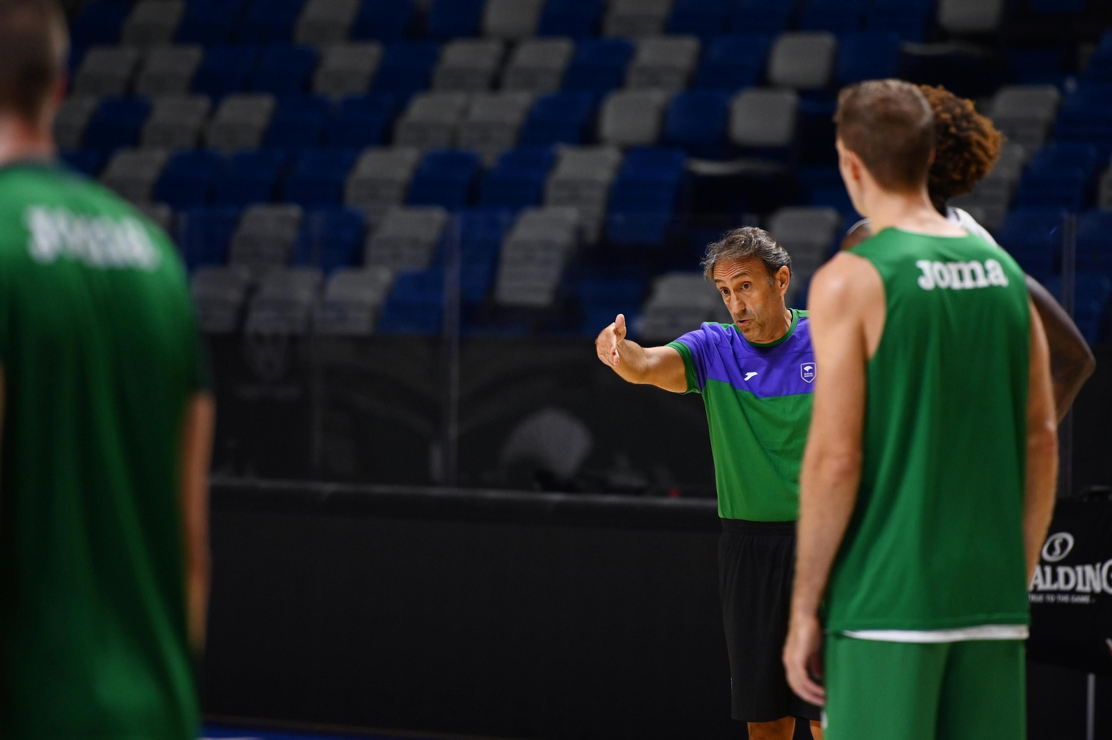 Las fotos del entrenamiento del Unicaja antes de recibir al Barcelona