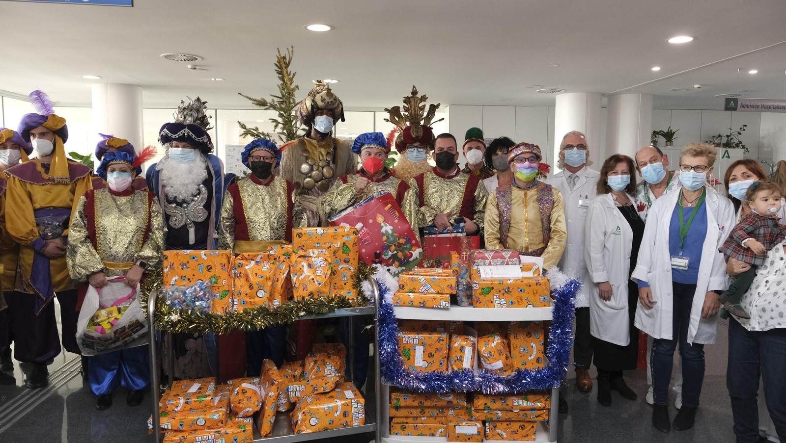 Los Reyes Magos en el Hospital Torrecárdenas de Almería