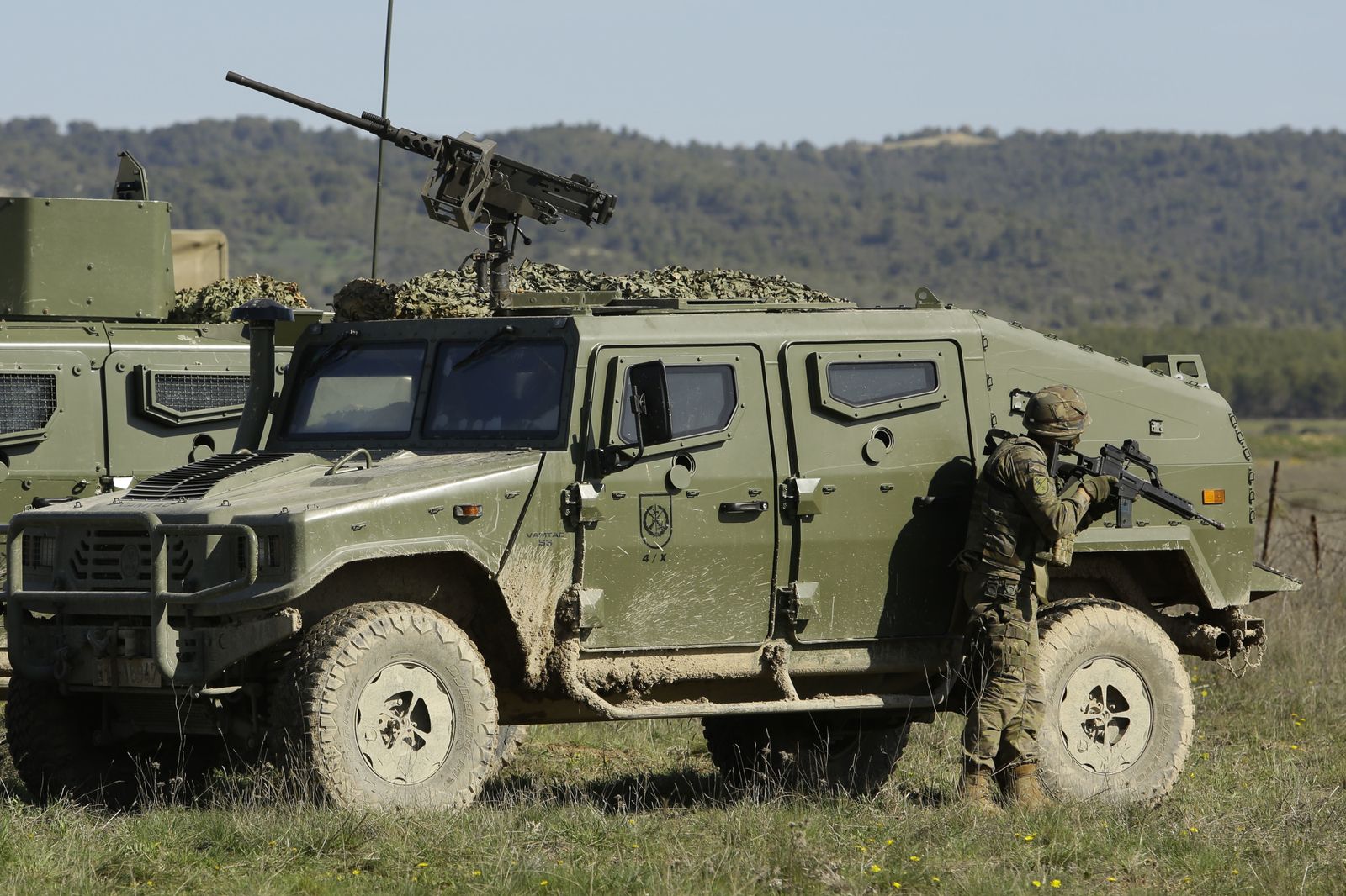 De maniobras con la Legión