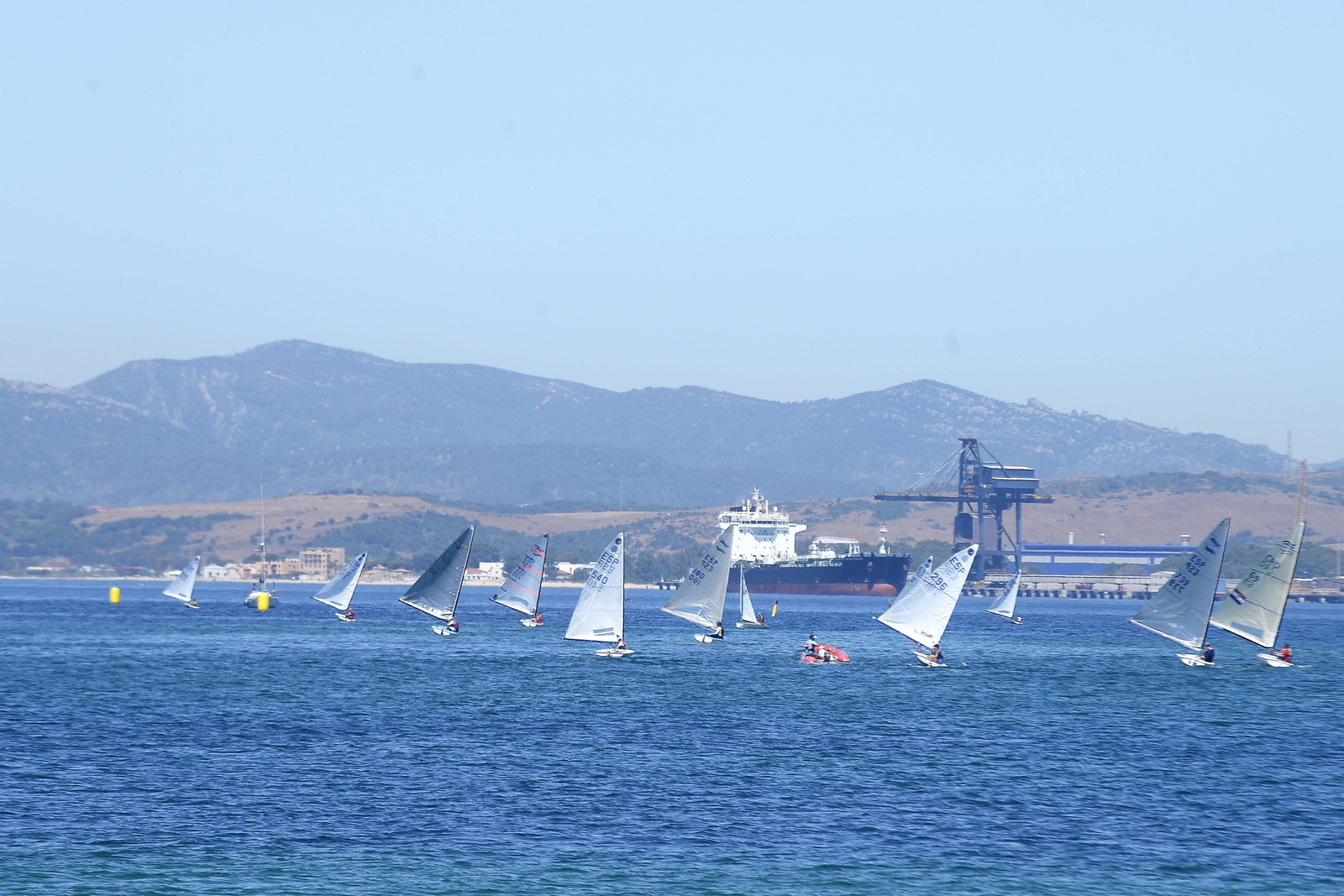 Fotos de la competición de vela en La Linea