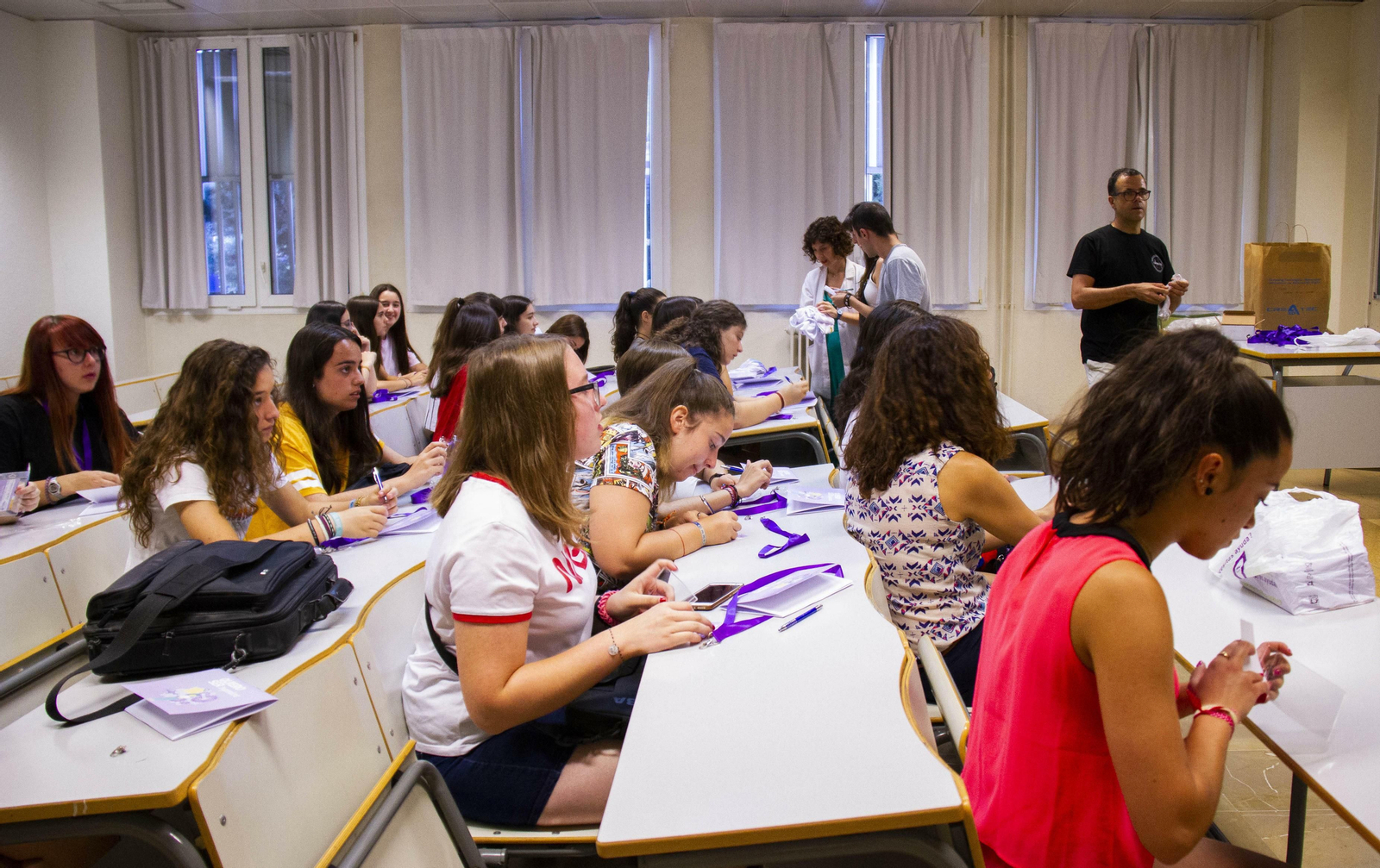 Primer día de campus en Ciencias.