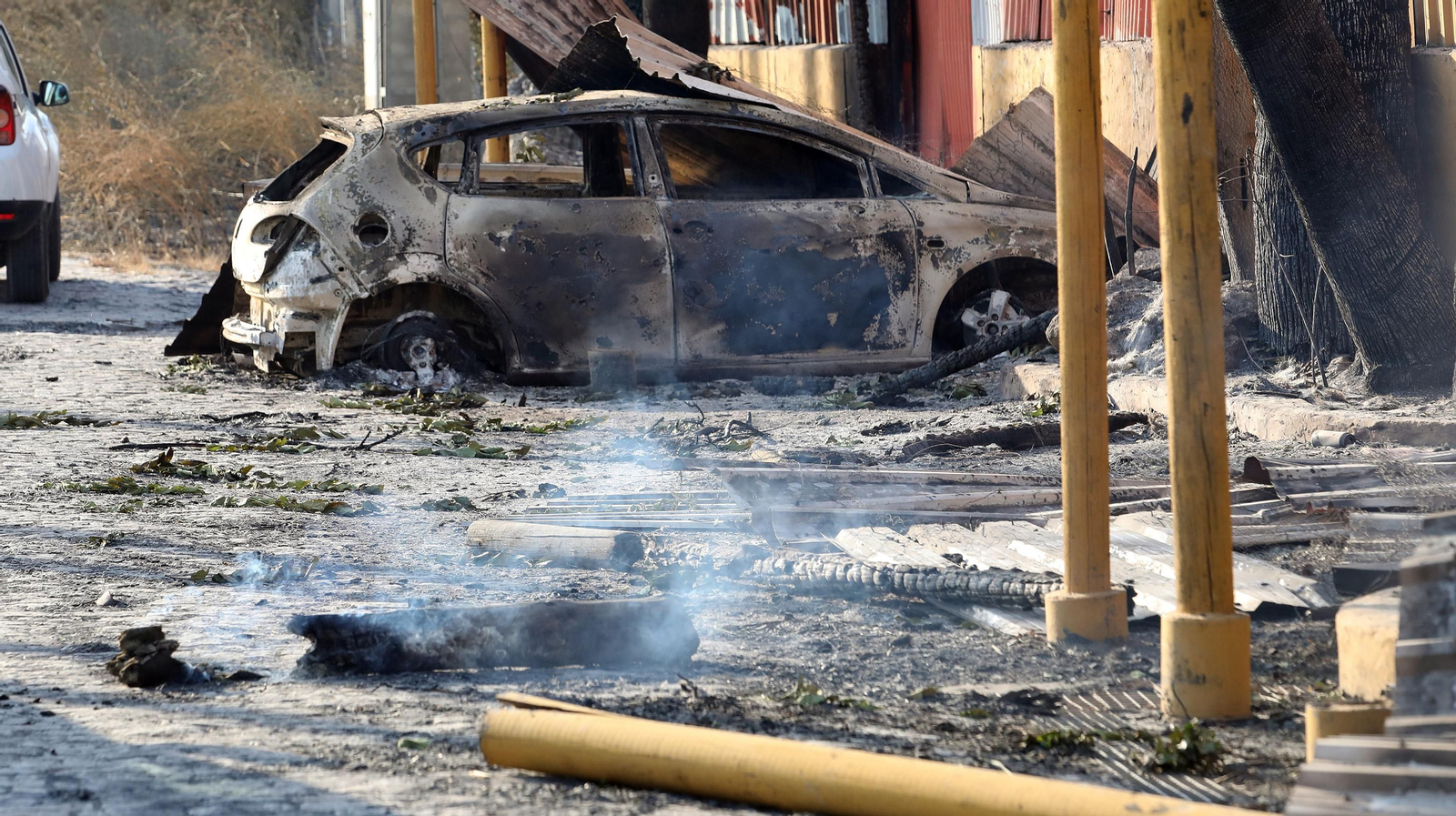 Imágenes de las zonas afectadas por el grave incendio en Jerez