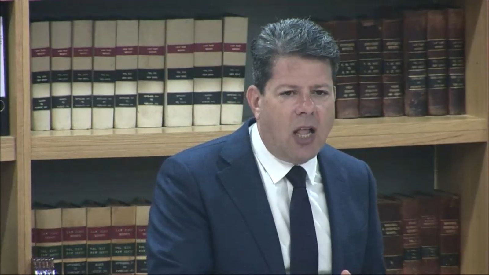 Fabian Picardo, durante la sesión del Parlamento de este martes.