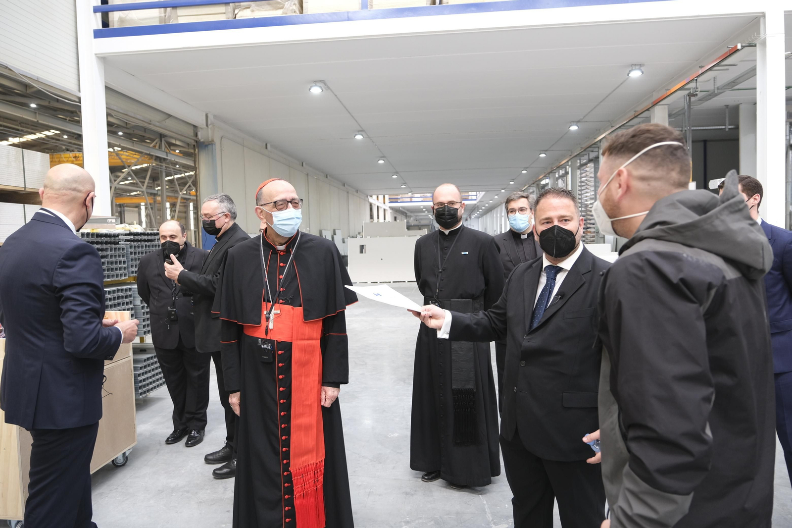 Bendición de las instalaciones de Hydrodiseño, en Huércal Overa (Almería)