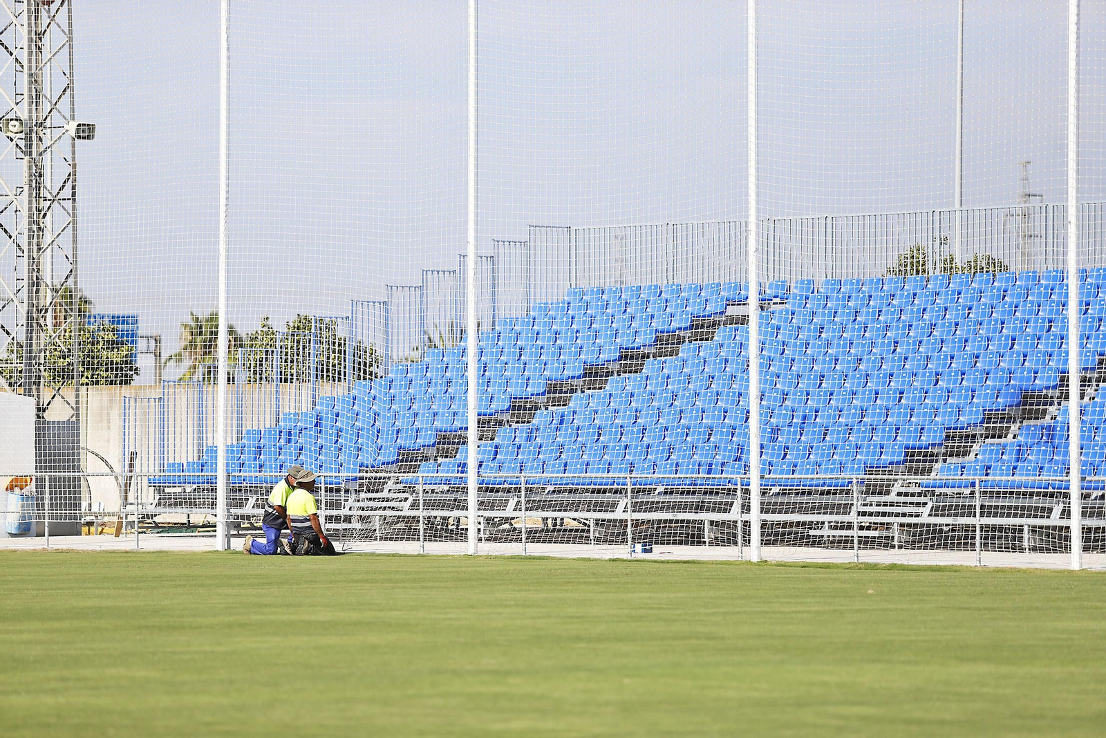 Imágenes de la inauguración del campo 1 de la Ciudad Deportiva del Real Club Recreativo de Huelva