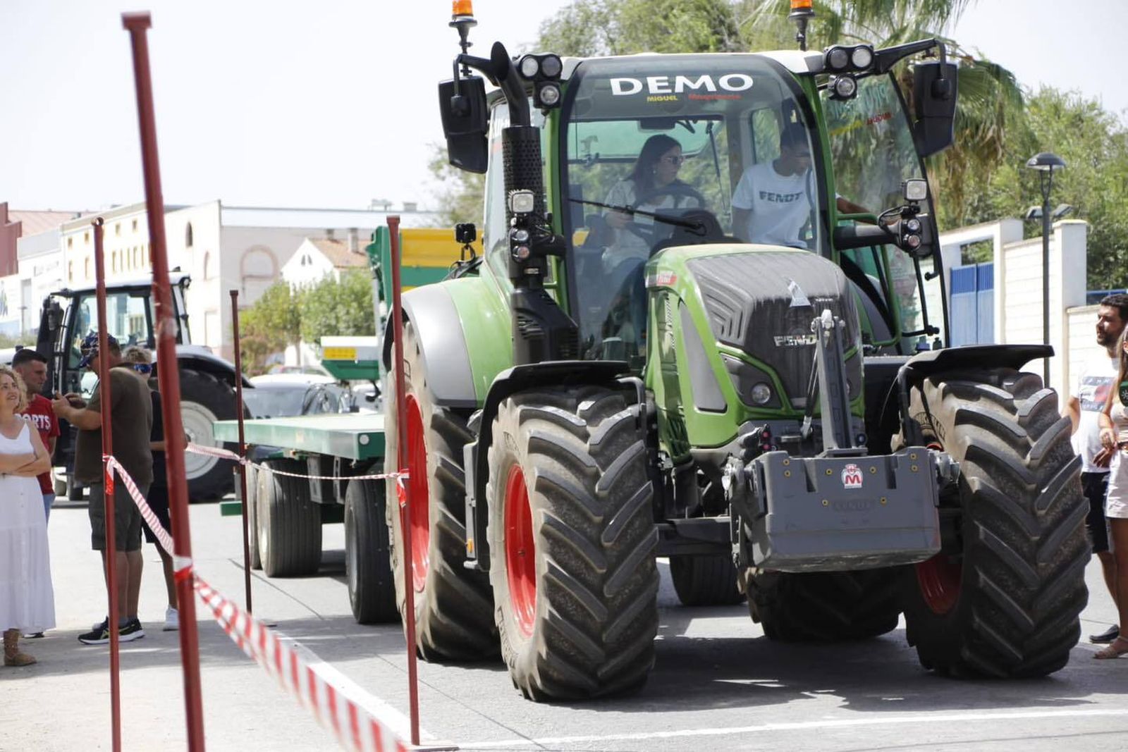El concurso de manejo de tractor con remolque de Hinojosa del Duque, en imágenes