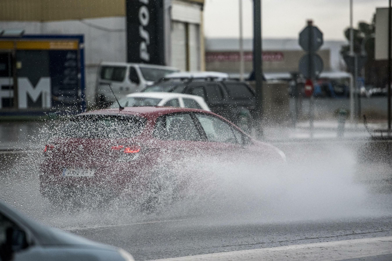 Todas las imágenes del paso del temporal por Granada