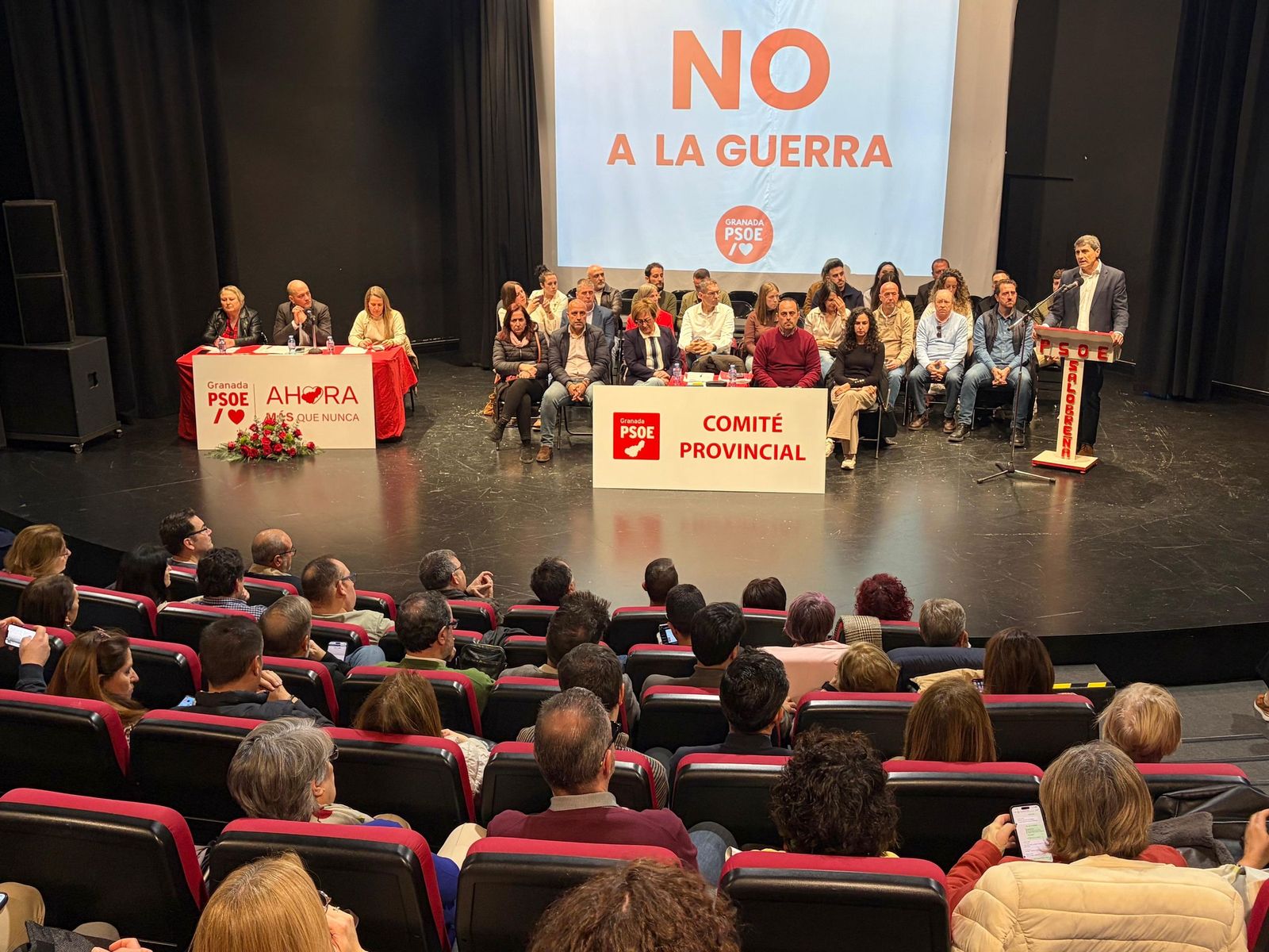 Intervención de Pedro Fernández en el Comité Provincial del PSOE celebrado en Salobreña