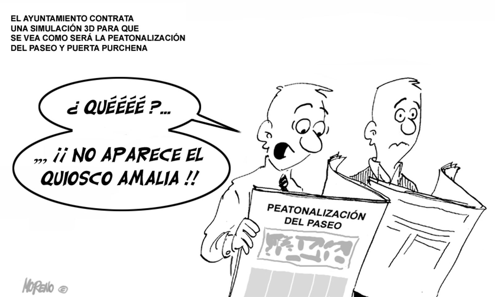 Peatonalización y Amalia