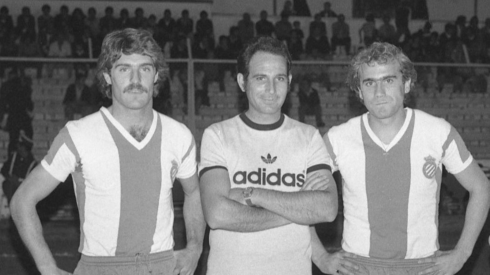 En el centro, el exquiromasajista del Real Jaén CF, Juan Murgado.