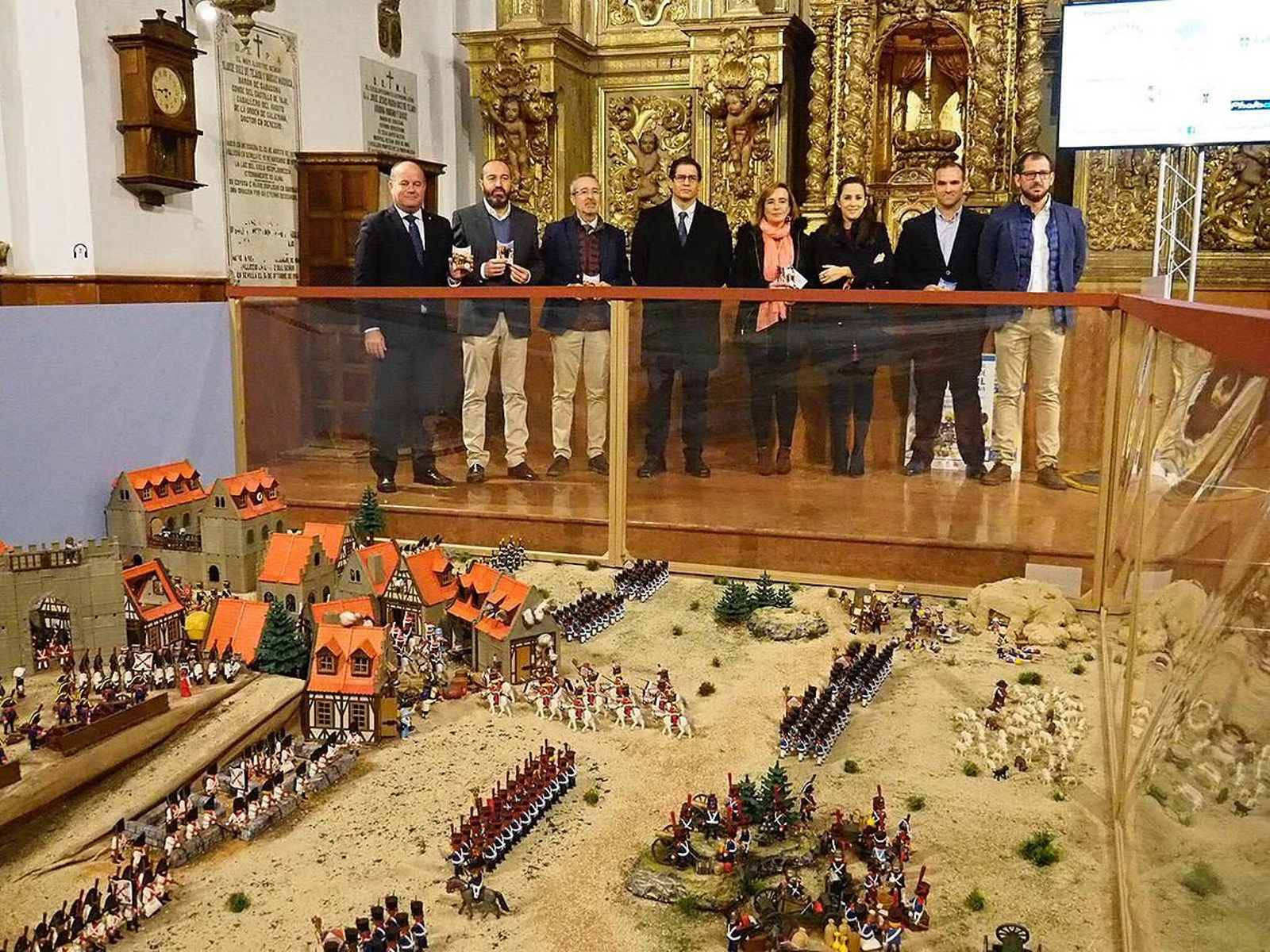 Uno de los dioramas de Playmobil que se pueden visitar.